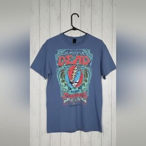 Gildan Grateful Dead Skull Logo T-Shirt in Blue